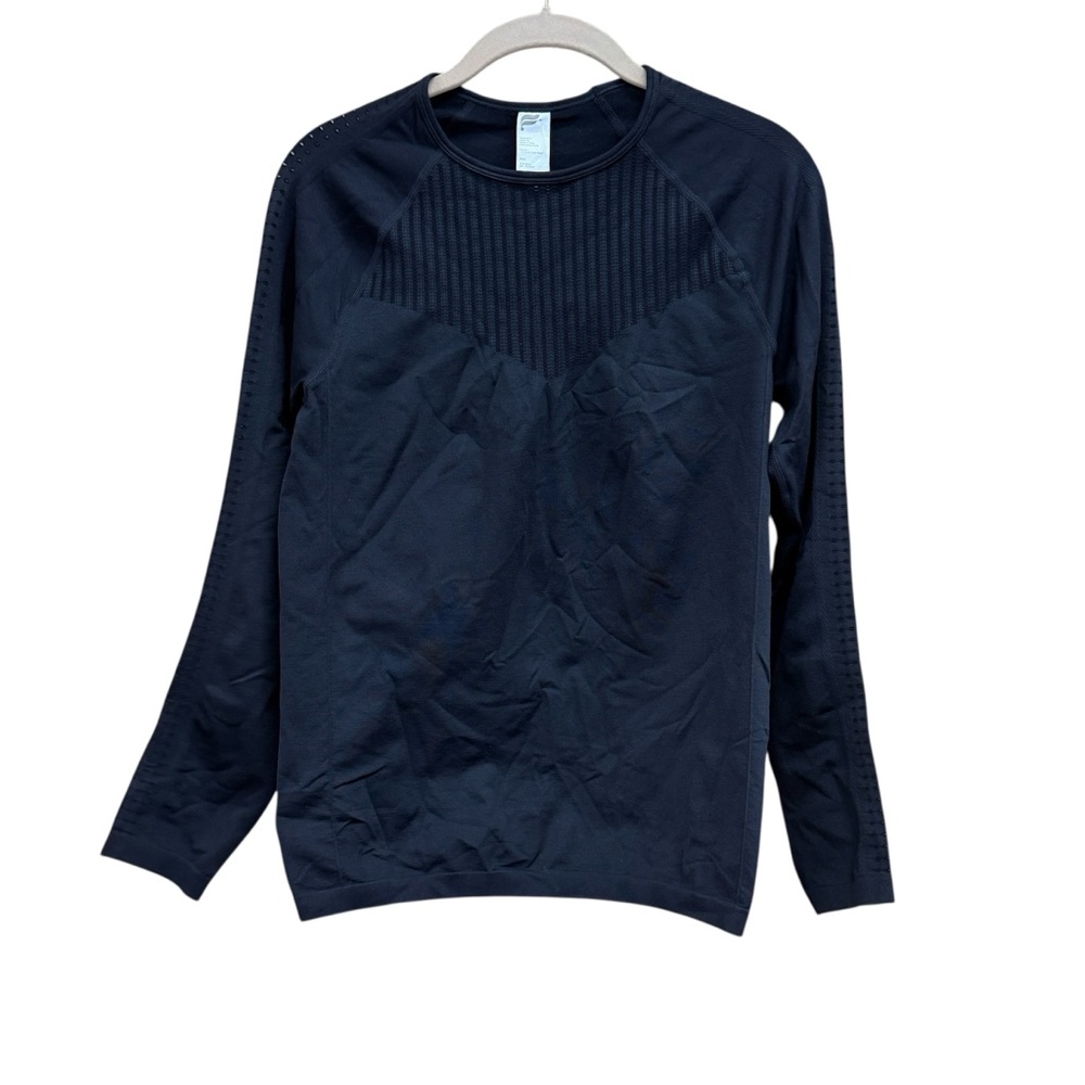 Fabletics Black Long Sleeve Athletic Top Stretchy Medium BNWT - Picture 1 of 5